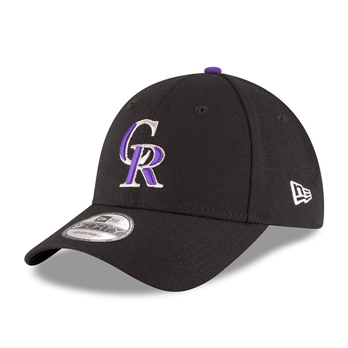 Colorado Rockies The League 9FORTY Lippis Mustat - New Era Lippikset Finland FI-320769